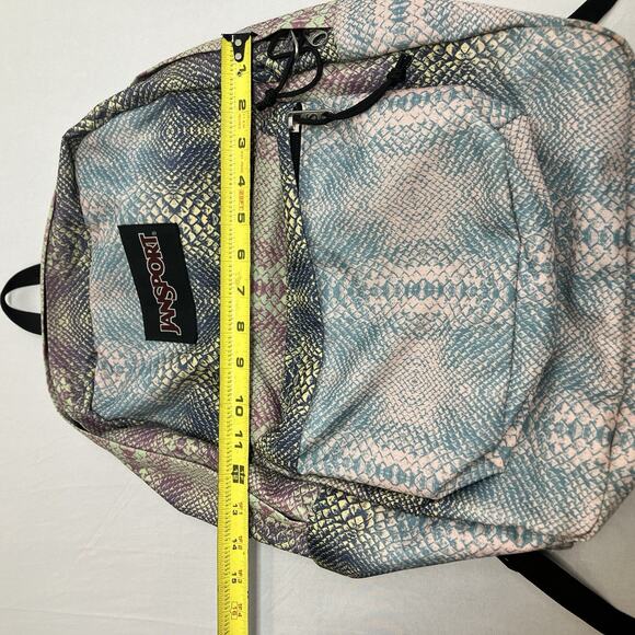 Jansport Multicolor Prism Snake Print Backpack - Picture 16 of 16